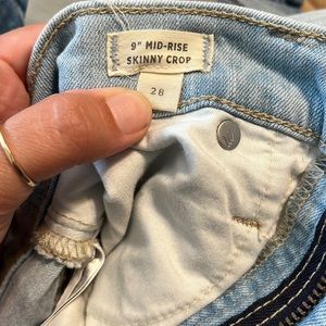 Madewell light wash denim